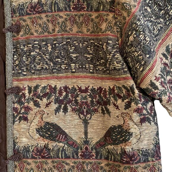 Women's Pheasants Jacket SZ 14 Quilted Wool Blend Vtg Sharon Young Quail Blazer - Picture 4 of 14